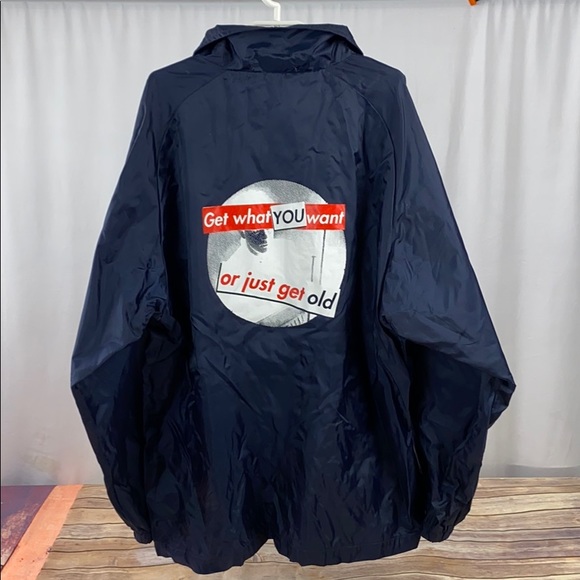 XL Garbage Band Jacket NWOT windbreaker - Picture 1 of 4